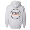 Stout Gloves Hoodie " For Those Who Work Where Others Wont" - HEATHER GREY