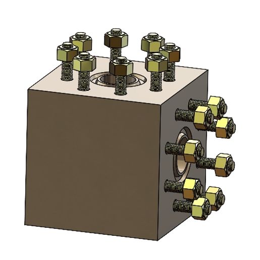 1" 15K Standard 2 Way Block