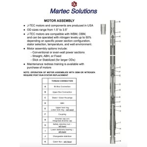 J-TEC Mud Lube Thru-Tubing Motors